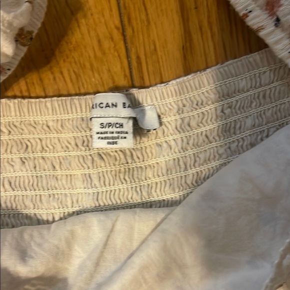 American Eagle Outfitters White Floral Mini Dress - Picture 2 of 4